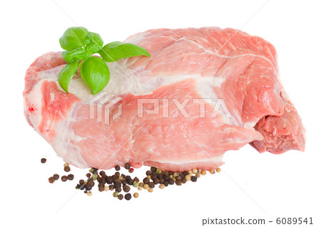 raw meat of pork raw meat of pork 6089541