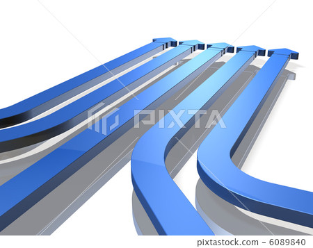 3DCG illustration of confluence 6089840