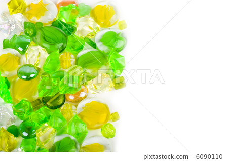 Beautiful bright colorful stones on a white Beautiful bright colorful stones on a white 6090110