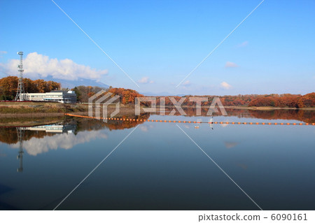 The southern part of Fuji Lake and the Management Office 6090161