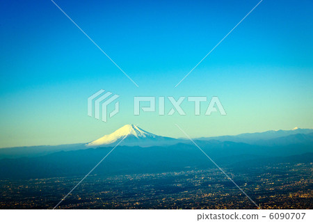 富士在早上從天而降 6090707