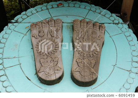 Buddha's footstone 6091459