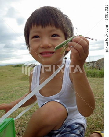Shorurata (grasshopper) and child Shorurata (grasshopper) and child 6092026