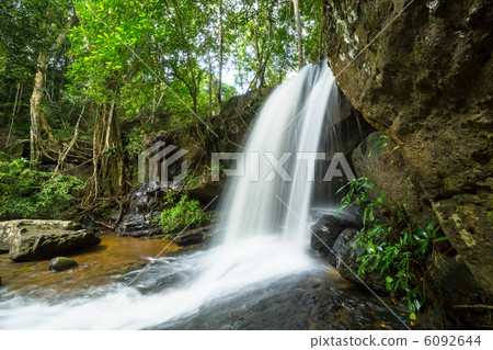 Waterfall in Cambodia Waterfall in Cambodia 6092644