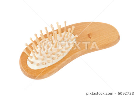 wooden comb Isolated wooden comb Isolated 6092728
