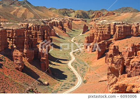 canyon landscape Central Asia, Kazakhstan canyon landscape Central Asia, Kazakhstan 6093006