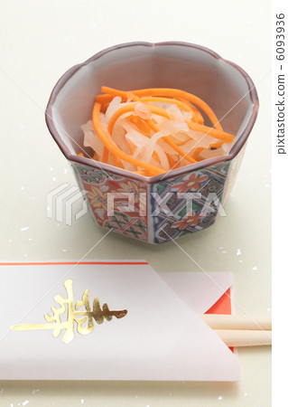 Red and white chopsticks 6093936