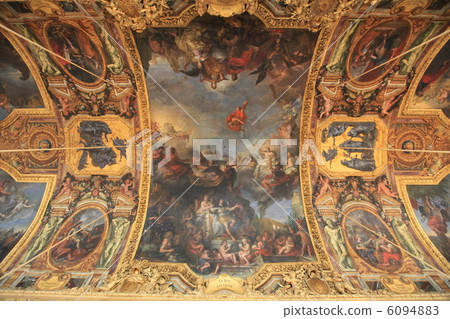 凡爾賽宮的天花板畫 凡爾賽宮的天花板畫 6094883