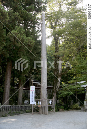 Su訪大社神社有限公司Honomiya支柱 6096167