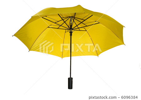 yellow umbrella isolated 6096384