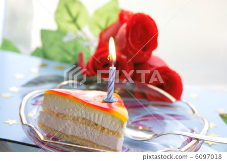 cake and candle for birthday  6097018