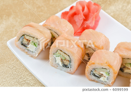shrimp and eel sushi roll shrimp and eel sushi roll 6099599
