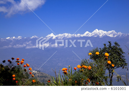 喜馬拉雅山脈從Nagarcot 喜馬拉雅山脈從Nagarcot 6101001