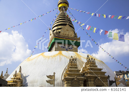 加德滿都的Sueyambunat寺廟 加德滿都的Sueyambunat寺廟 6102141