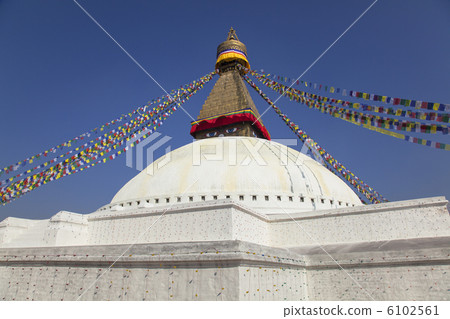加德滿都的Bodhanath寺 6102561