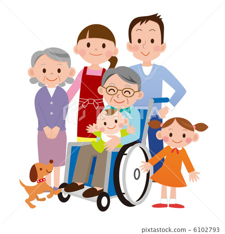 Family three generations 6102793