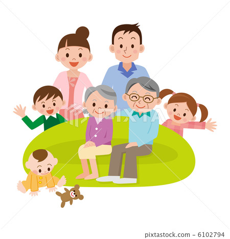 家庭生活三代 6102794