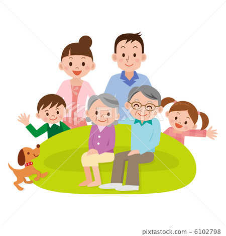 家庭生活三代 6102798