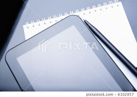 Tablet PC on the desk Tablet PC on the desk 6102857