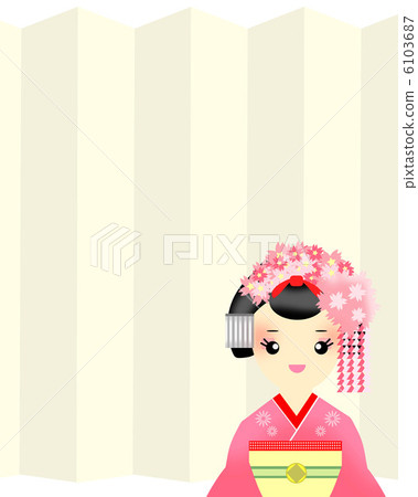 Maiko - Stock Illustration [6103687] - PIXTA