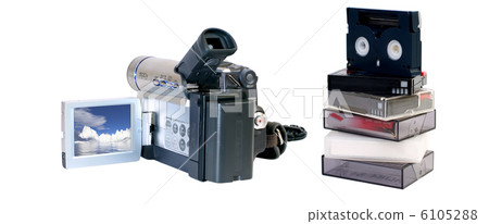 Video camera and MiniDV tapes 6105288