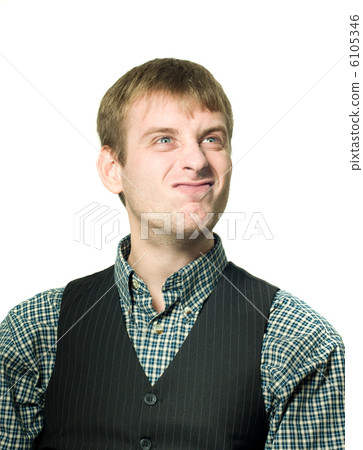 Funny-looking optimistic man Funny-looking optimistic man 6105346