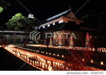 Kochi城堡Otemachi冬天城堡節日Nagomi光2012.12.6射擊 6105741