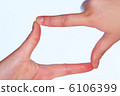 Hands frame,clipping path included 6106399
