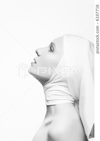 Sorrow. Religion.  Woman Praying - Soul and Spirit 6107716