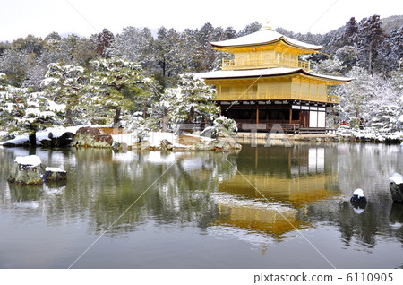 雪中的金閣寺 雪中的金閣寺 6110905
