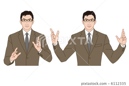 Businessman explaining 6112335