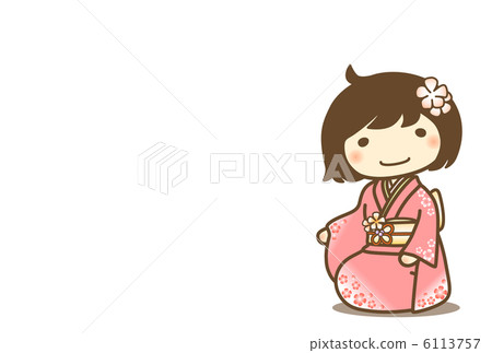 和服女孩 6113757