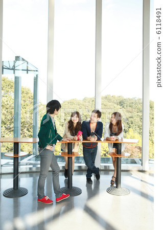 College student campus image 6118491