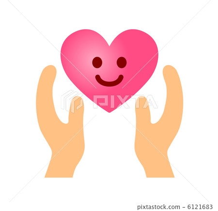 A hand wrapping a heart 6121683