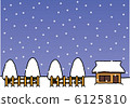 冬天的例證 6125810