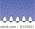 冬天的例證 6125821