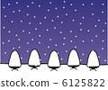 冬天的例證 6125822