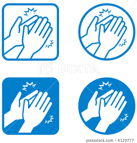 Clapping (blue) -1 6129777