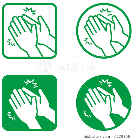 Clapping (green) -3 Clapping (green) -3 6129806