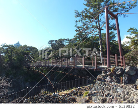 Ito city Izukogen kogen Jogakisaki coast Kadowaki suspension bridge 6129822
