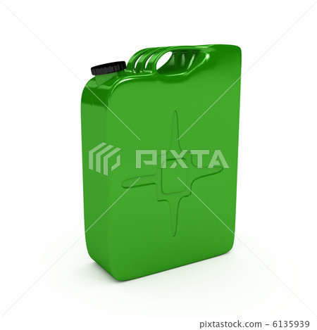 Refuel jerrican over white background 6135939