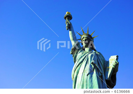 自由女神像在Odaiba，東京 6136666