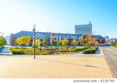 Yokohama Red Brick Warehouse (From the former Yokohama Port Station) 6136746