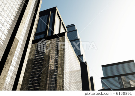 Futuristic Metropolis 3D render 6138891