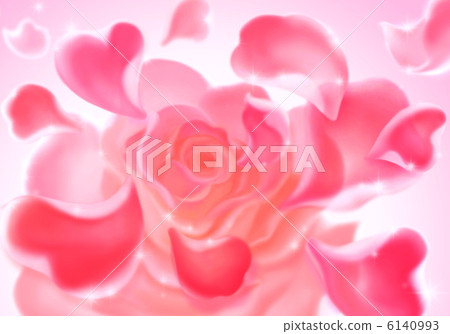 A sparkling red rose petal 6140993