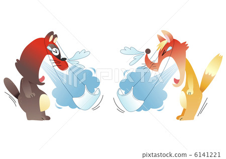 Snake and foxes to sneeze 6141221