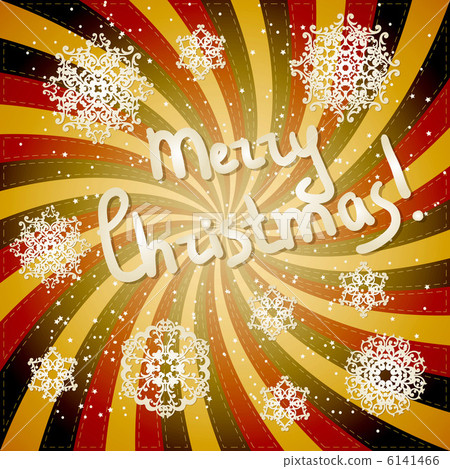 Christmas greetng Card with  with  Snowflakes 6141466