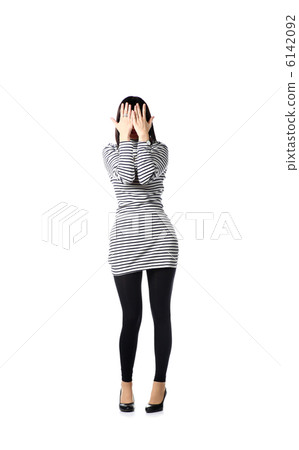 brunette on white full body full body brunette on white full body full body 6142092