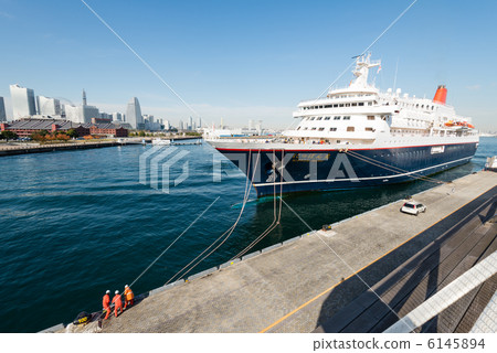 豪華班輪Nippon Maru港 6145894