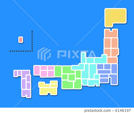 日本地圖（藍背） 6146197